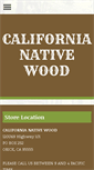 Mobile Screenshot of california-native-wood.com